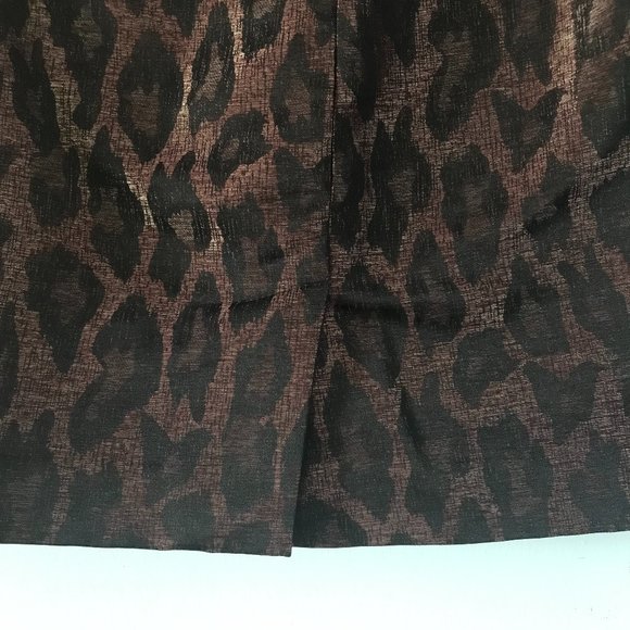 Ann Taylor Leopard Print Skirt (NWT) - Picture 8 of 13
